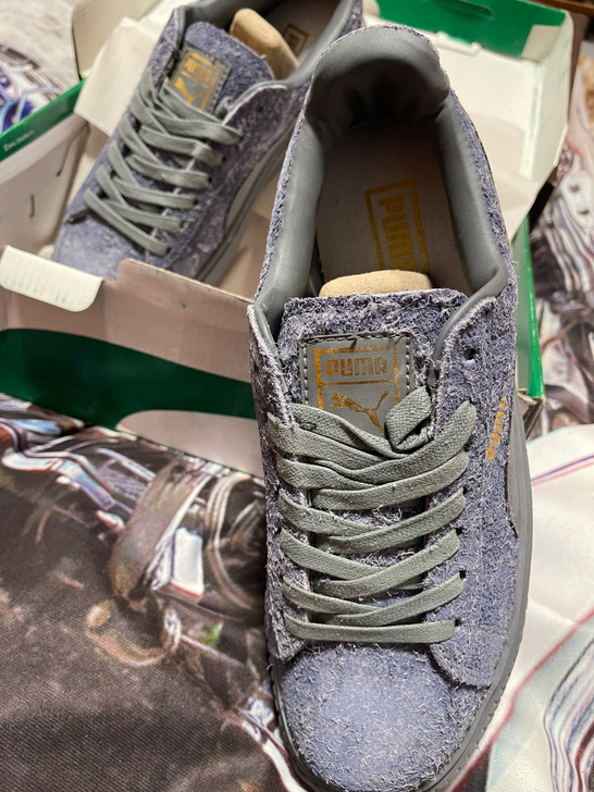 彪马puma板鞋，翻绒面做旧款，仅此一双，...