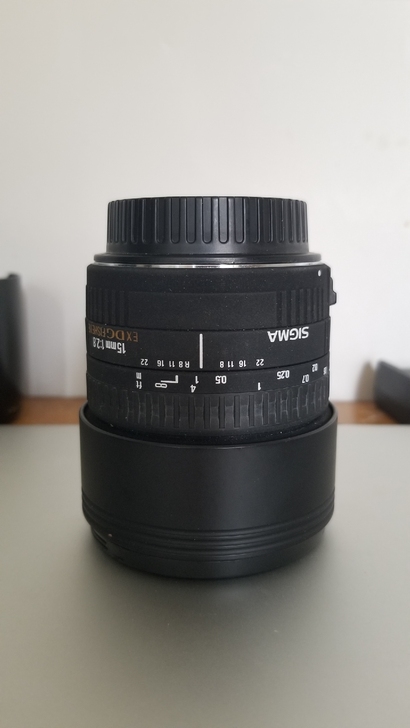 鱼眼镜头适马15MM 2.8光圈  佳能口...