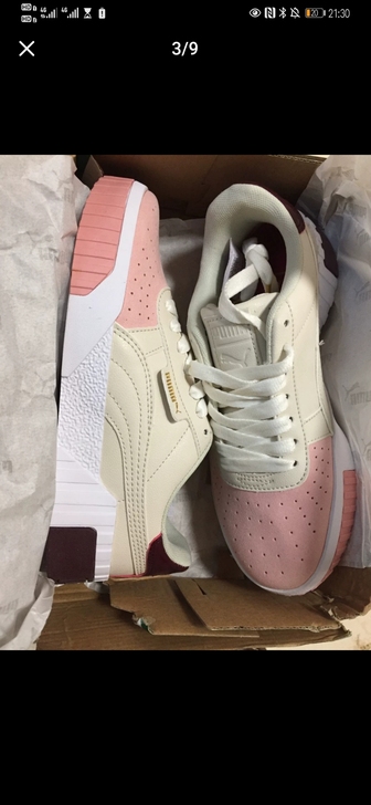 彪马puma松糕底拼接色霉粉