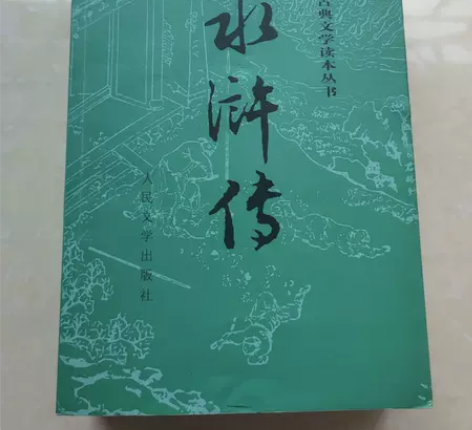中国古典文学读书丛书《水浒传（上下两册）》...