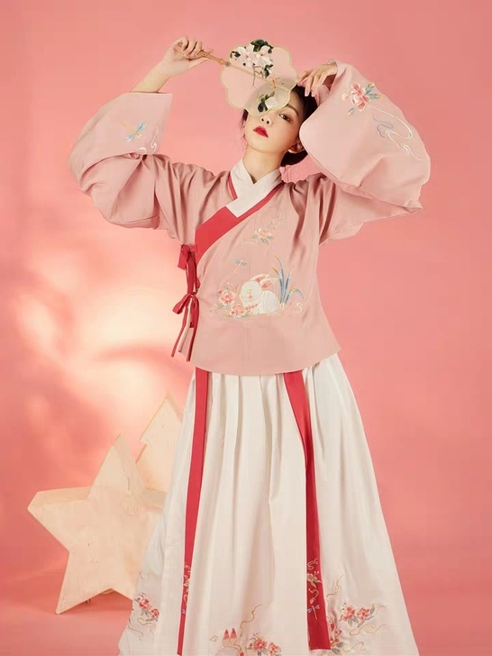 风来榕下原创（萌兔记）日常齐腰交领汉服明制...