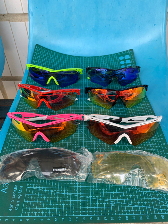 夏季必备骑行运动眼镜可替换镜片