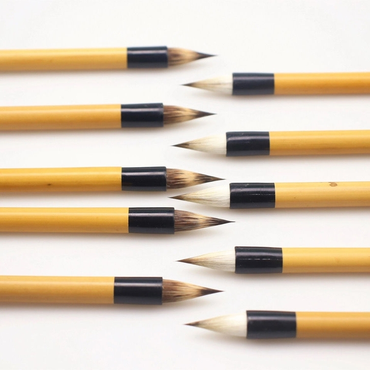 高档 鸡距小楷毛笔兔毫兼毫笔小楷初学者书法...