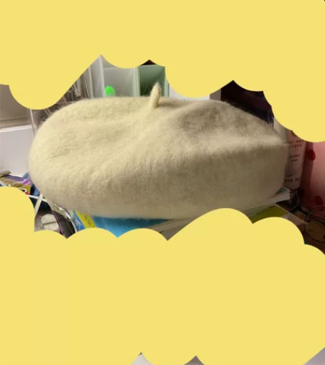 贝雷帽，戴过一次，包邮 感兴趣的话点“我想...