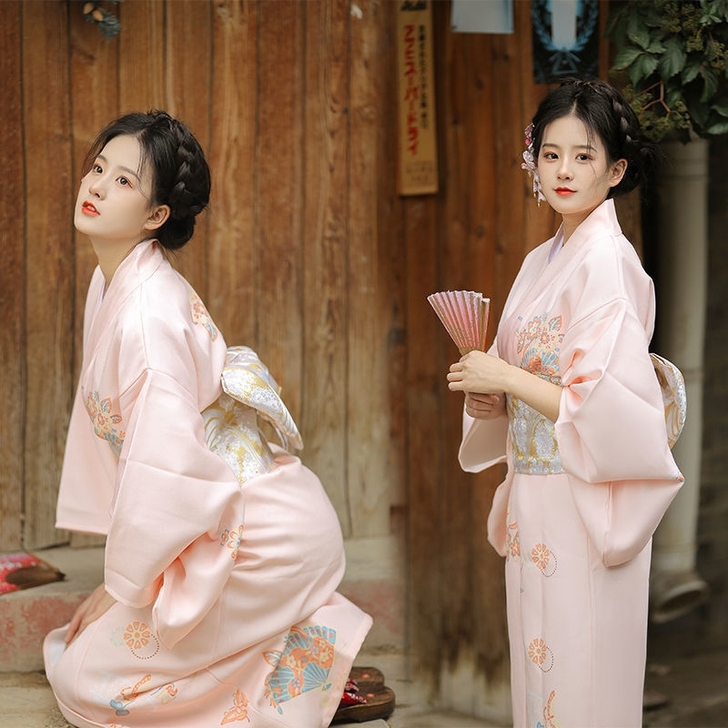 【捡漏】和服女正装传统影楼摄影服装神明少女...