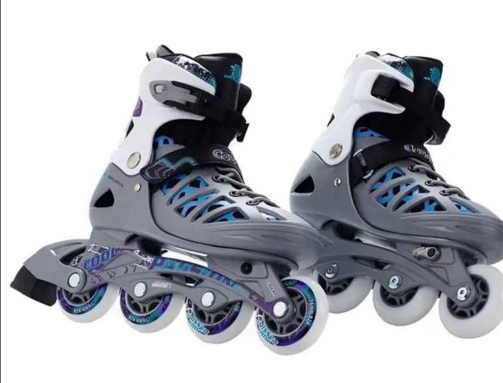 美洲狮（COUGAR）可调码溜冰鞋成人旱冰...