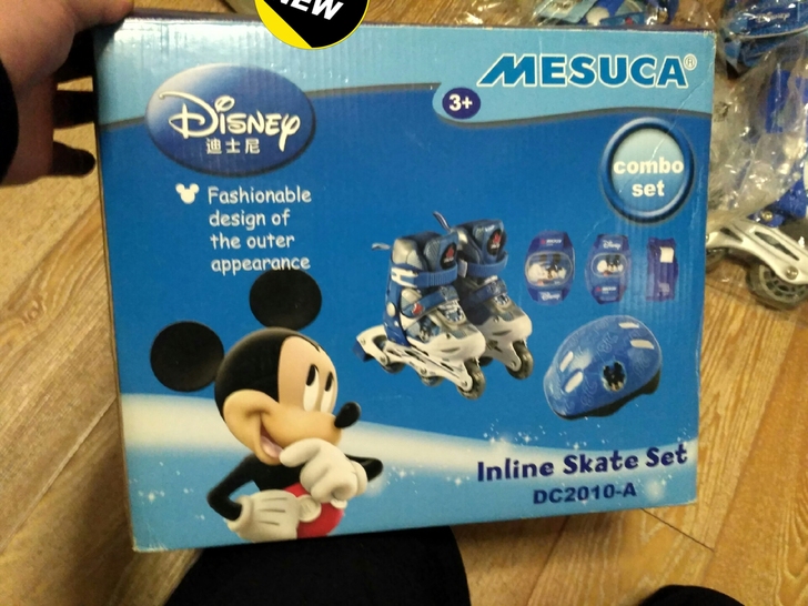 全新Mesuca正品儿童溜冰鞋滑冰鞋 鞋码...