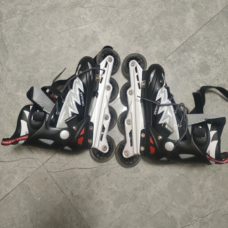 美洲狮轮滑鞋 旱冰鞋38码 只穿过两次，可...