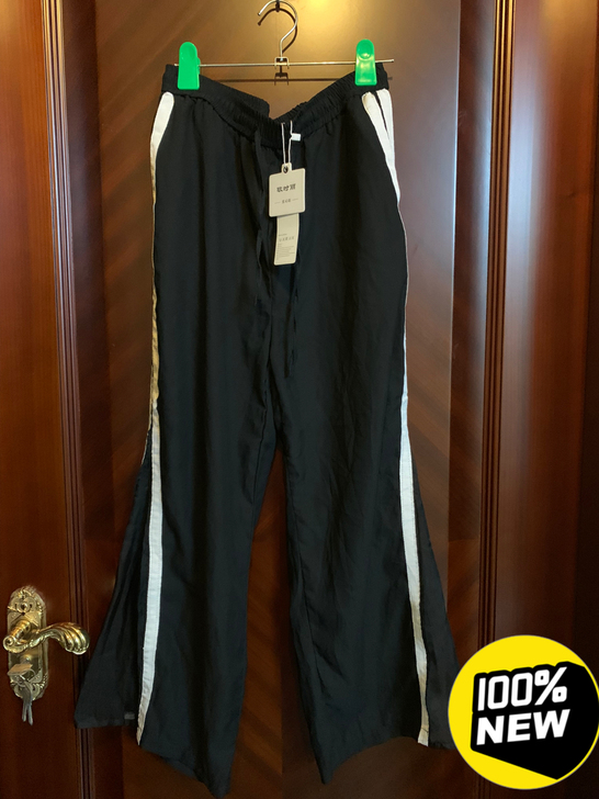 夏季网纱拼接休闲裤