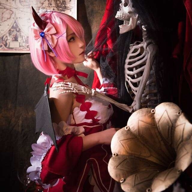 拉姆小恶魔cos大全套带道具！m码，绝色漫...