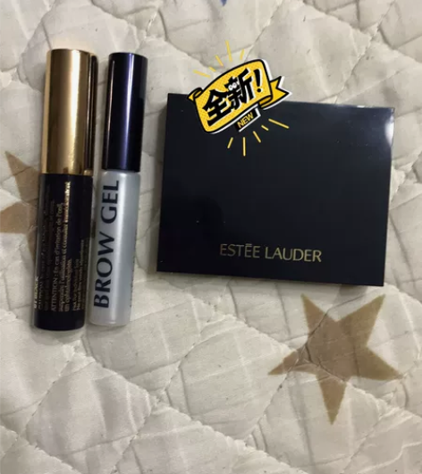 雅诗兰黛四色眼影25,睫毛膏15,定型眉胶...