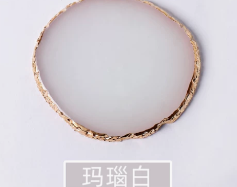 日式树脂调色盘大理石美甲工具光胶彩绘晕染展...