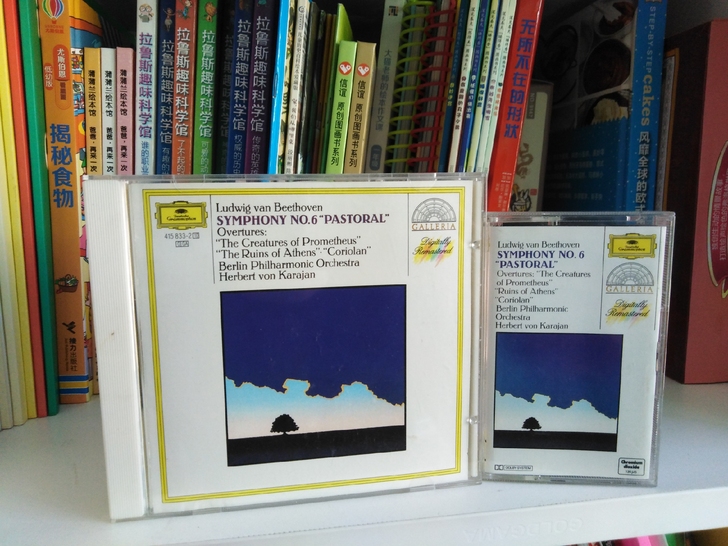 DG古典音乐磁带cd同专辑，贝多芬第六交响...