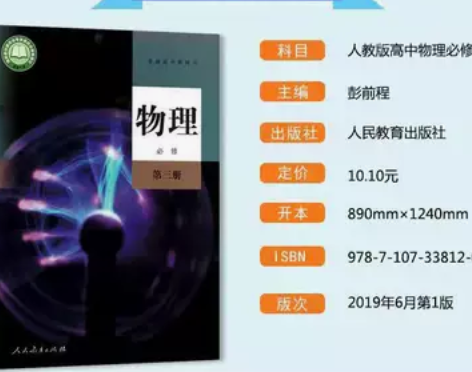 2022人教版高中物理必修第三册 人教版正...