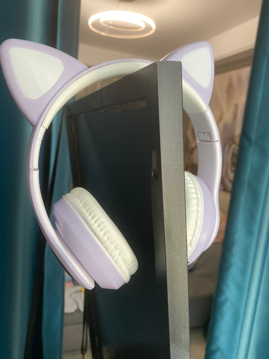 视外桃园 耳机  紫色   手机蓝牙直接连...