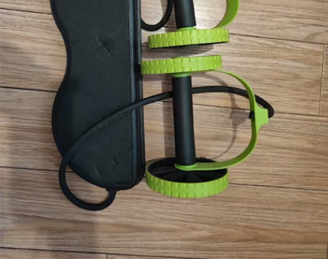 健腹轮带弹力绳，加厚跪垫，男女都合适用 感...