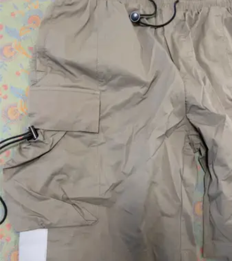 NOTHOMME潮牌工装抽绳短裤宽松男日系...