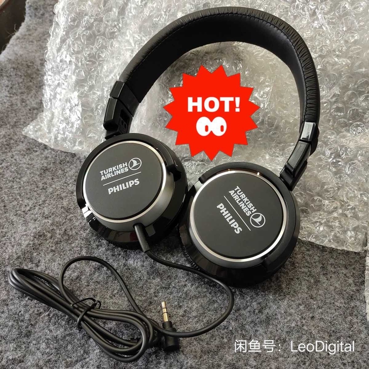 飞利浦土耳其航空定制版耳机，飞利浦库存全新...