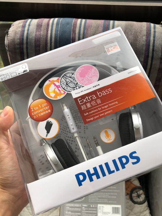 飞利浦 耳机飞利浦SHM7110U头戴式电...