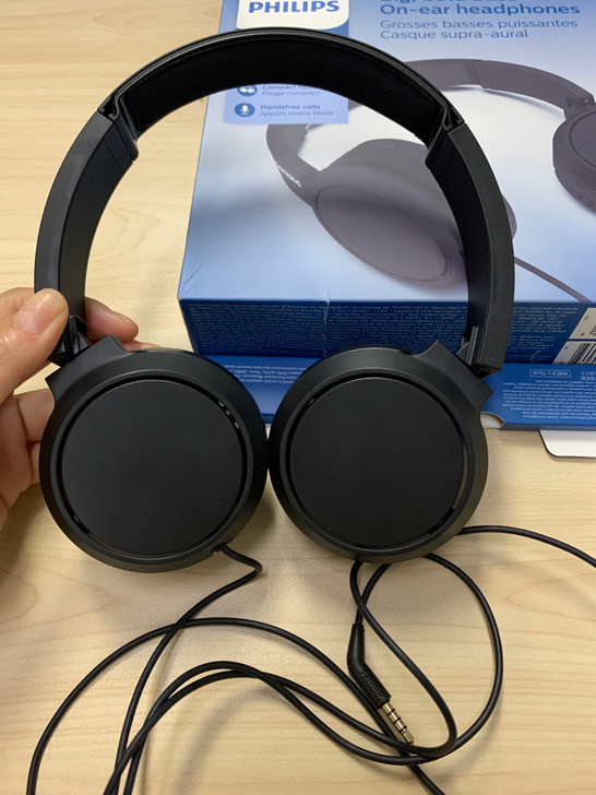 飞利浦TAH4105头戴式低音有线耳机手机...