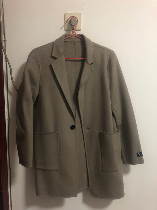 秋冬季男士风衣羊毛中长款夹克外套男款