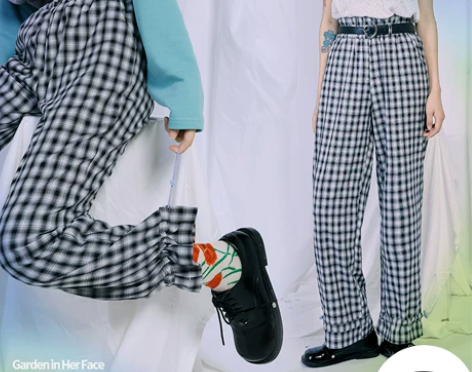 霓虹大荒野|花园系列第二章 裤脚收口古着感...