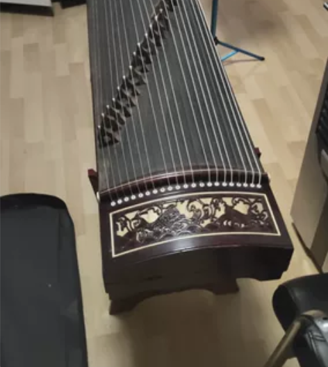 古筝 扬州紫檀鲤鱼跳龙门 民族乐器用了一个...