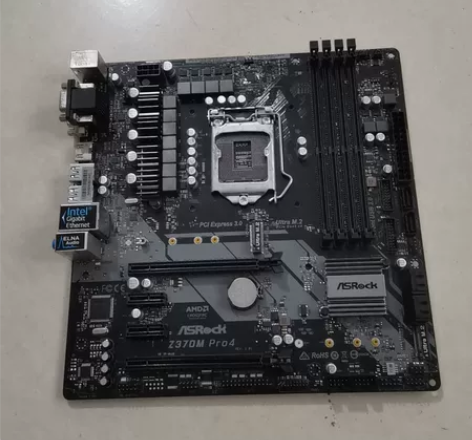 华擎z370m pro4坏主板 通电不亮 ...