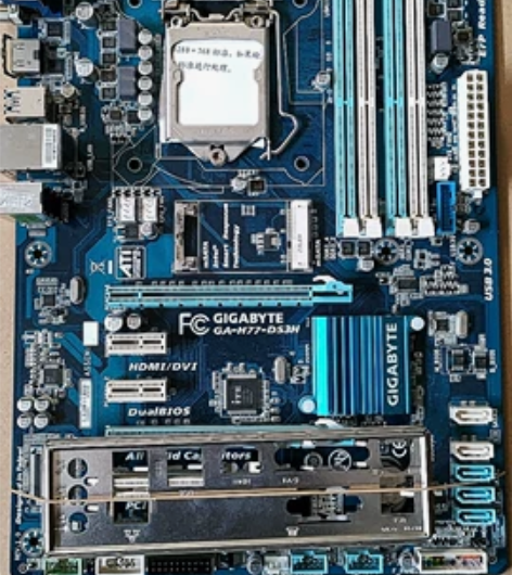技嘉GA-H77-DS3H主板。1155针...