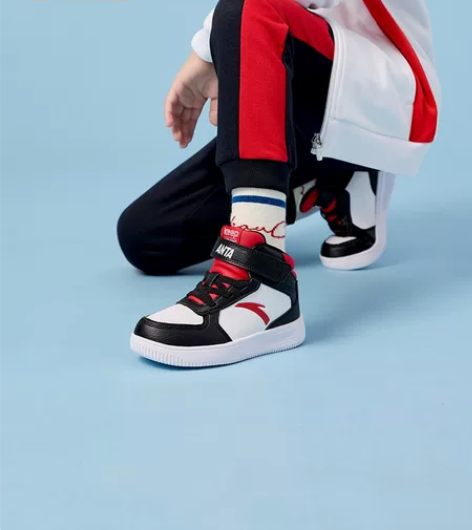 安踏儿童鞋运动鞋男童高帮鞋29码 七八成新...