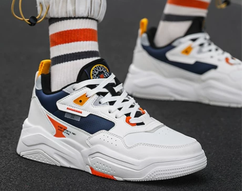 特步鞋 男鞋板鞋秋季新款皮面空军一号潮鞋休...