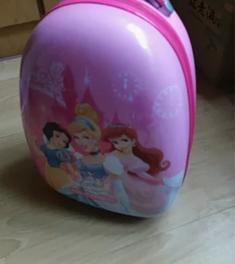 小孩子卡通可爱行李箱，爱艾莎公主儿童皮箱，...