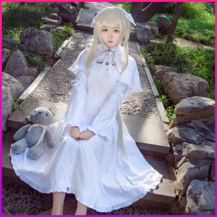 缘之空春日野穹，穹妹，cosplay，白色...