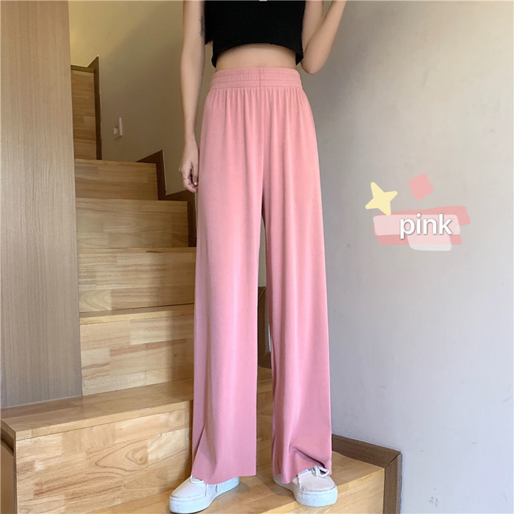 网店不做了 还剩一批春夏季冰丝阔腿裤