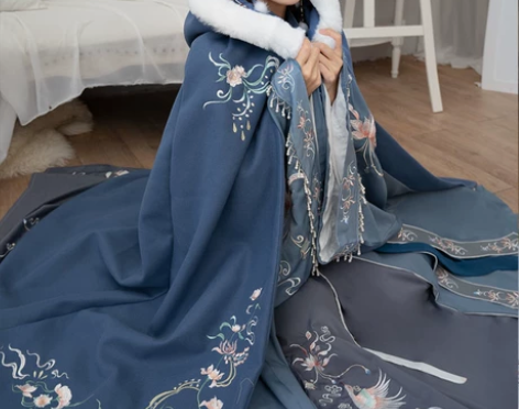 有详情图（只出不换）清梳家凝香汉服斗篷很有...