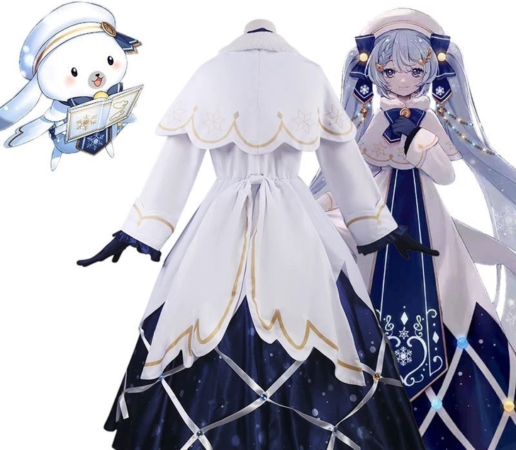 2021雪初音大全套无鞋有兔兔，衣服是IC...