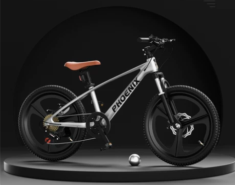 凤凰儿童镁合金山地自行车8-16岁学生变速...