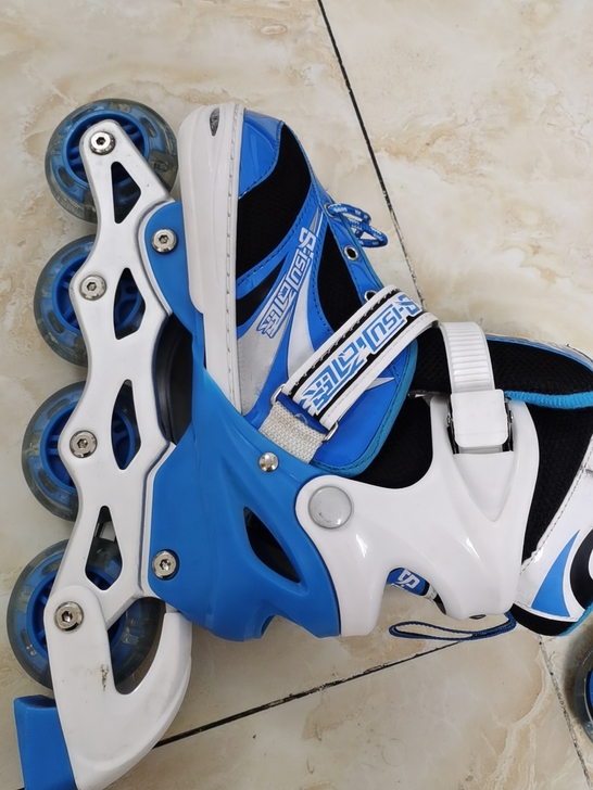 闲置的旱冰鞋，孩子没怎么穿现在小了，35_...