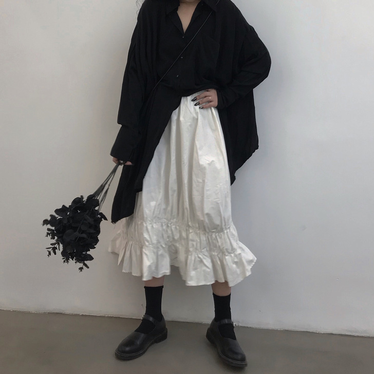 山本耀司暗黑 半身裙