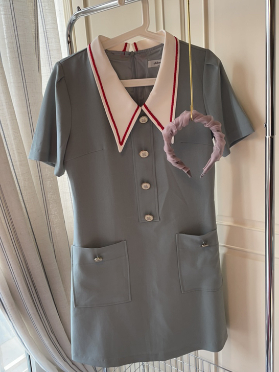 西服连衣裙学院 衣长86胸围44*2