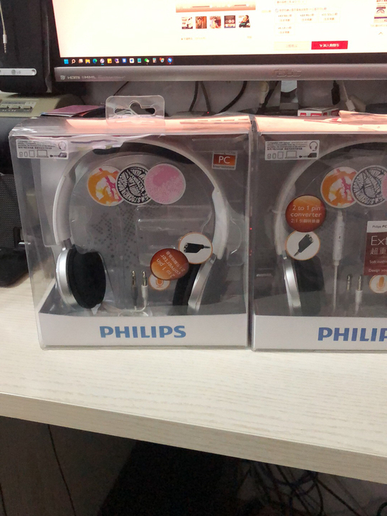 飞利浦shm7110u耳机全新
