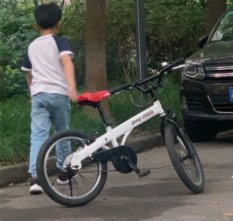 JEEP儿童自行车18寸铝合金车架 孩子自...