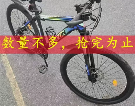 【清仓甩卖】自行车山地车男女成年变速减震2...