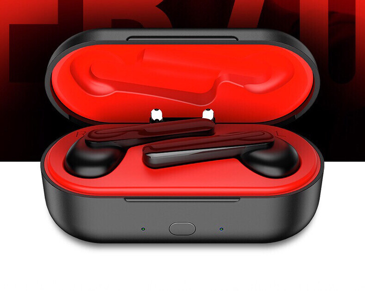 ROCK糖豆TWS蓝牙耳机防水防摔防脱落充...