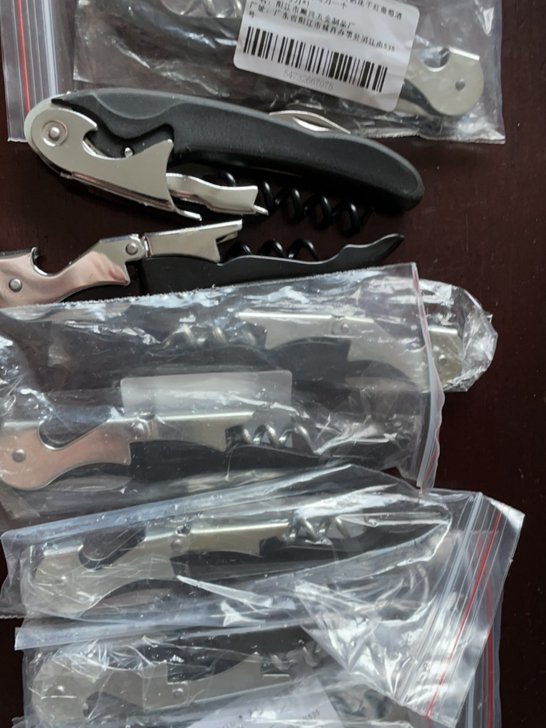 红酒开瓶器，都是买红酒送的。共10个一起。