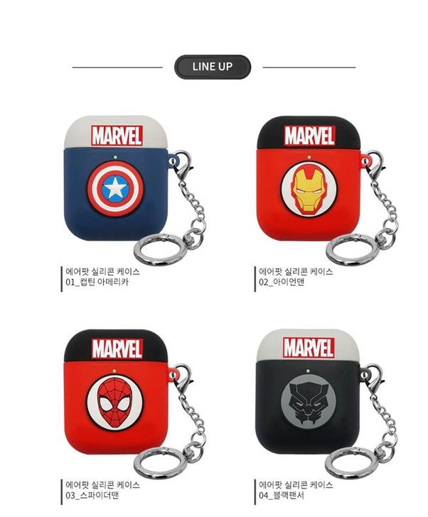 漫威正品，韩国进口苹果Airpods1代2...