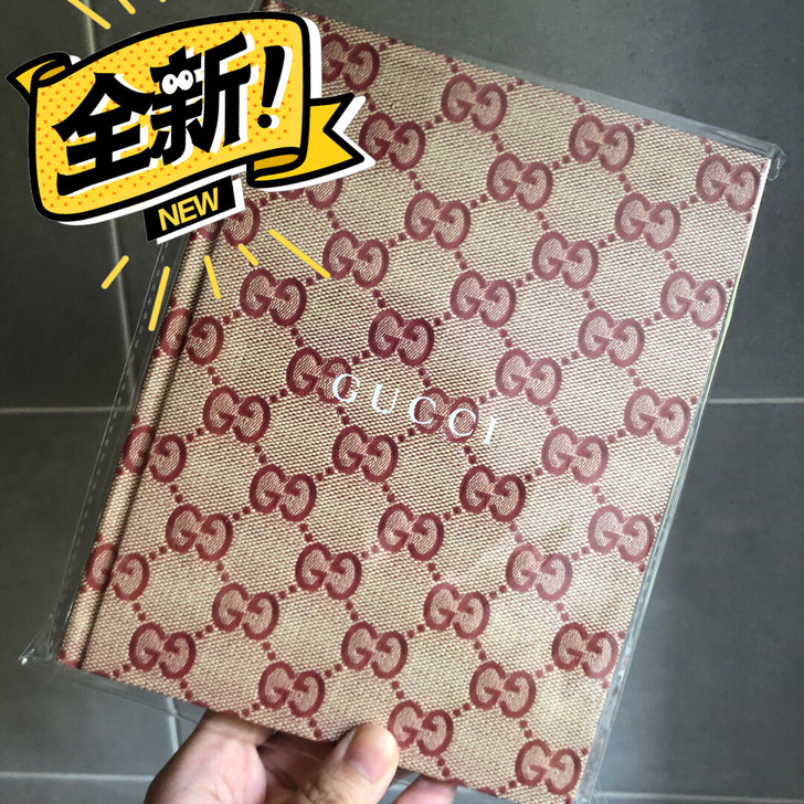 GUCCI笔记本 手账本日记本 红色GG ...