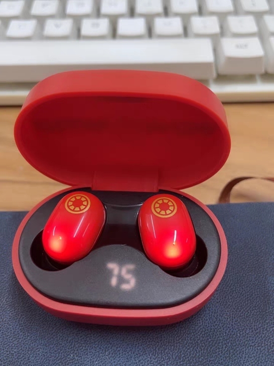 漫威联名tws无线蓝牙耳机，双耳运动钢铁侠...