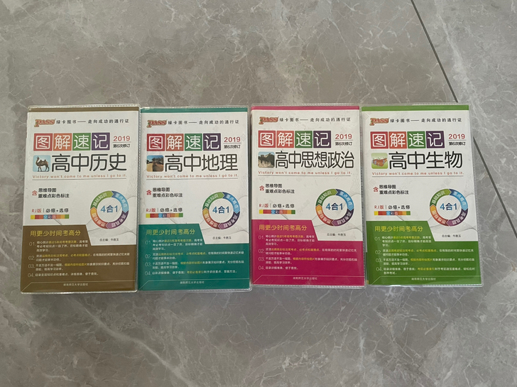 图解速记高中历史高中地理高中思想政治高中生物