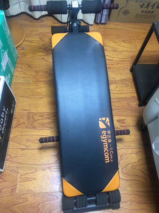 仰卧板仰卧起坐健身器材家用折叠多功能收腹机...